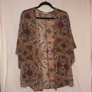 Forever 21 Multicolored Kimono